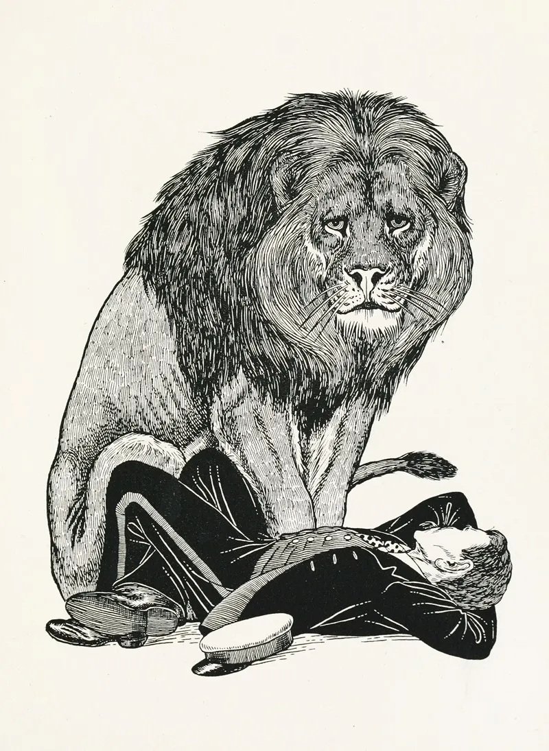 A Hundred Anecdotes Of Animals Pl 069 Wall Art by Percy J. Billinghurst - High-Resolution Digital Print