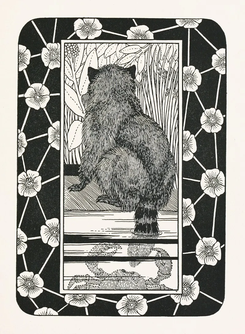 A Hundred Anecdotes Of Animals Pl 077 Wall Art by Percy J. Billinghurst - High-Resolution Digital Print