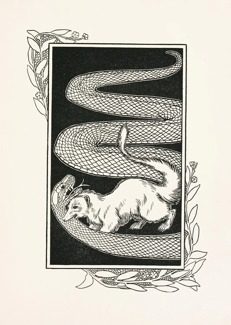 A Hundred Anecdotes Of Animals Pl 080 Wall Art by Percy J. Billinghurst - High-Resolution Digital Print