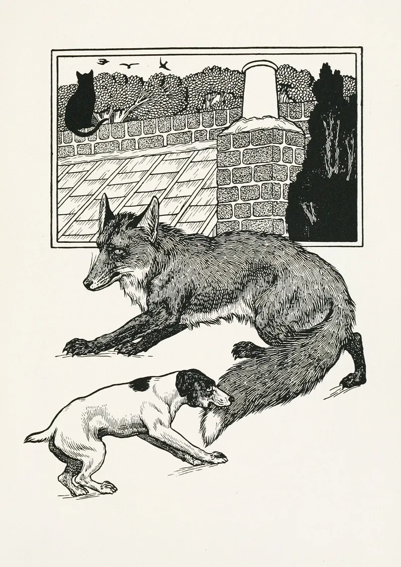A Hundred Anecdotes Of Animals Pl 088 Wall Art by Percy J. Billinghurst - High-Resolution Digital Print