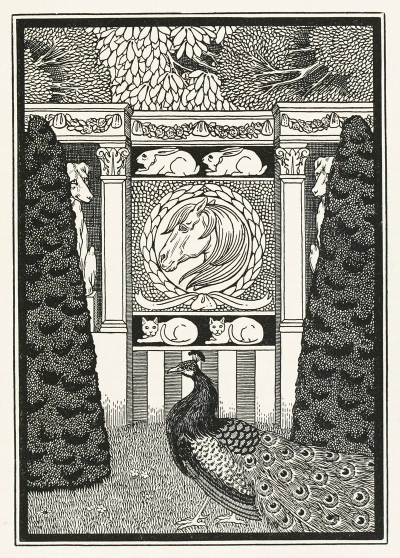 A Hundred Anecdotes Of Animals Pl 100 Wall Art by Percy J. Billinghurst - High-Resolution Digital Print