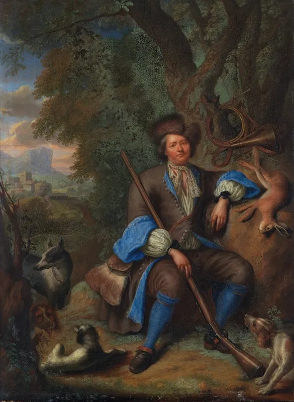 A Hunter Wall Art by Pieter Leermans - High-Resolution Digital Print