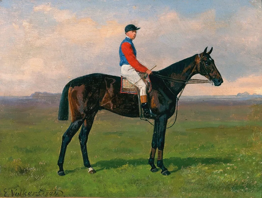 A Jockey On Horseback