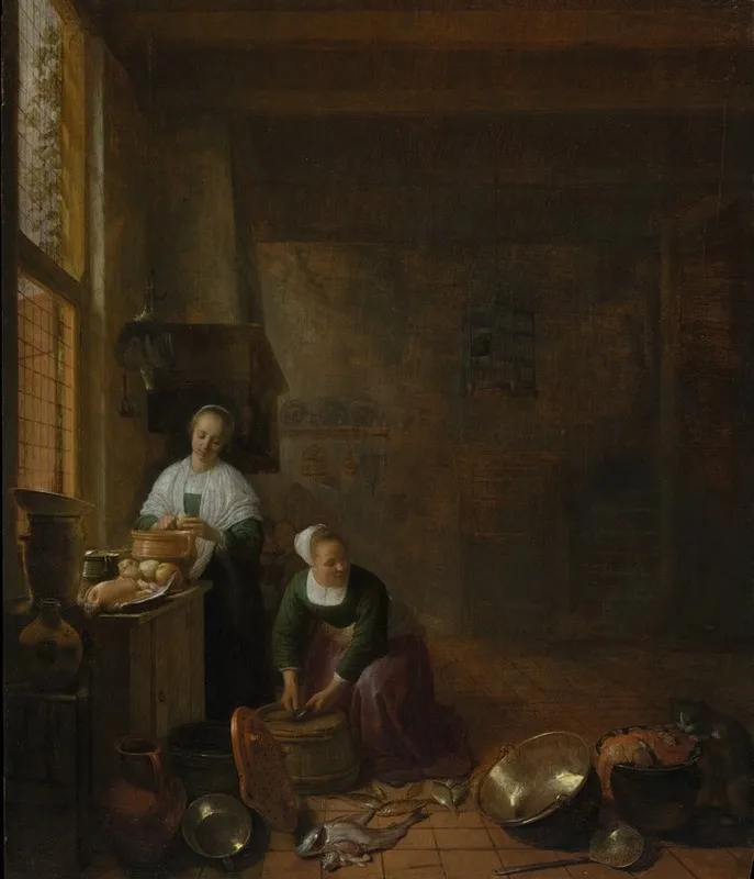 A Kitchen 2 Wall Art by Hendrik Martensz. Sorgh - High-Resolution Digital Print