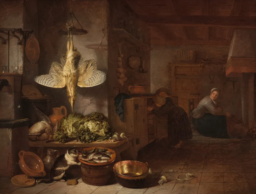A Kitchen Wall Art by Hendrik Martensz. Sorgh - High-Resolution Digital Print