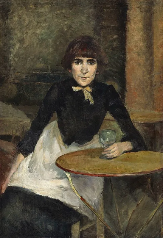 A La Bastille Jeanne Wenz Wall Art by Henri de Toulouse-Lautrec - High-Resolution Digital Print