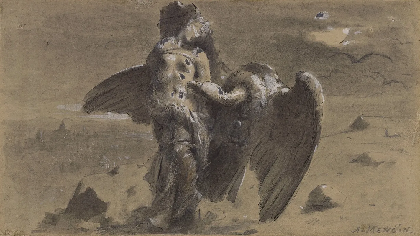 A La France Wall Art by Charles Auguste Mengin - High-Resolution Digital Print