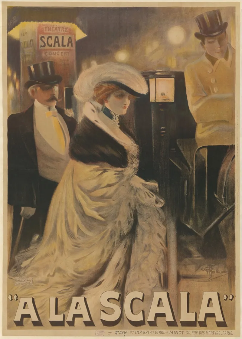 A La Scala Wall Art by Albert Guillaume - High-Resolution Digital Print