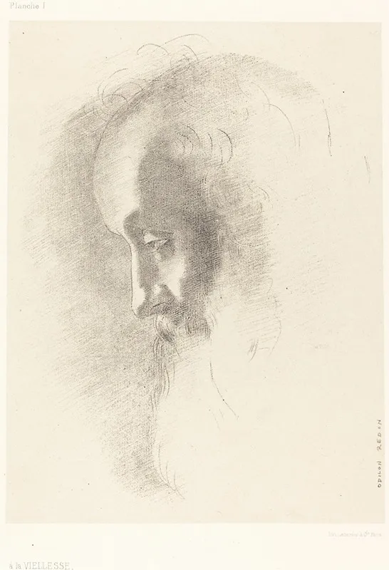 A La Vieillesse To Old Age Wall Art by Odilon Redon - Canvas Print