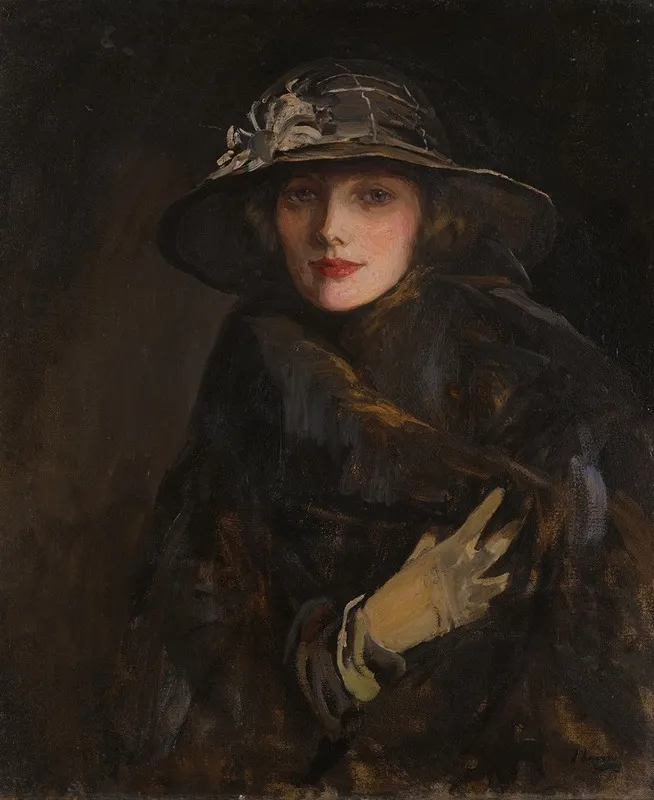A Lady In Brown