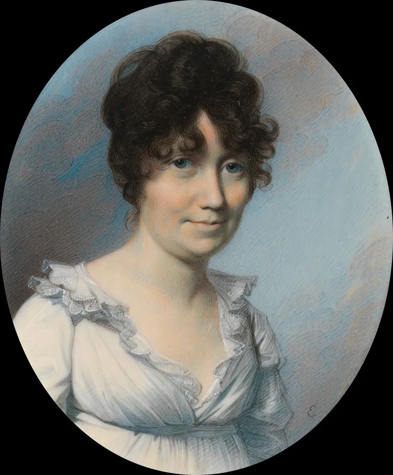 A Lady Of The Blunt Family Wall Art by George Engleheart - High-Resolution Digital Print