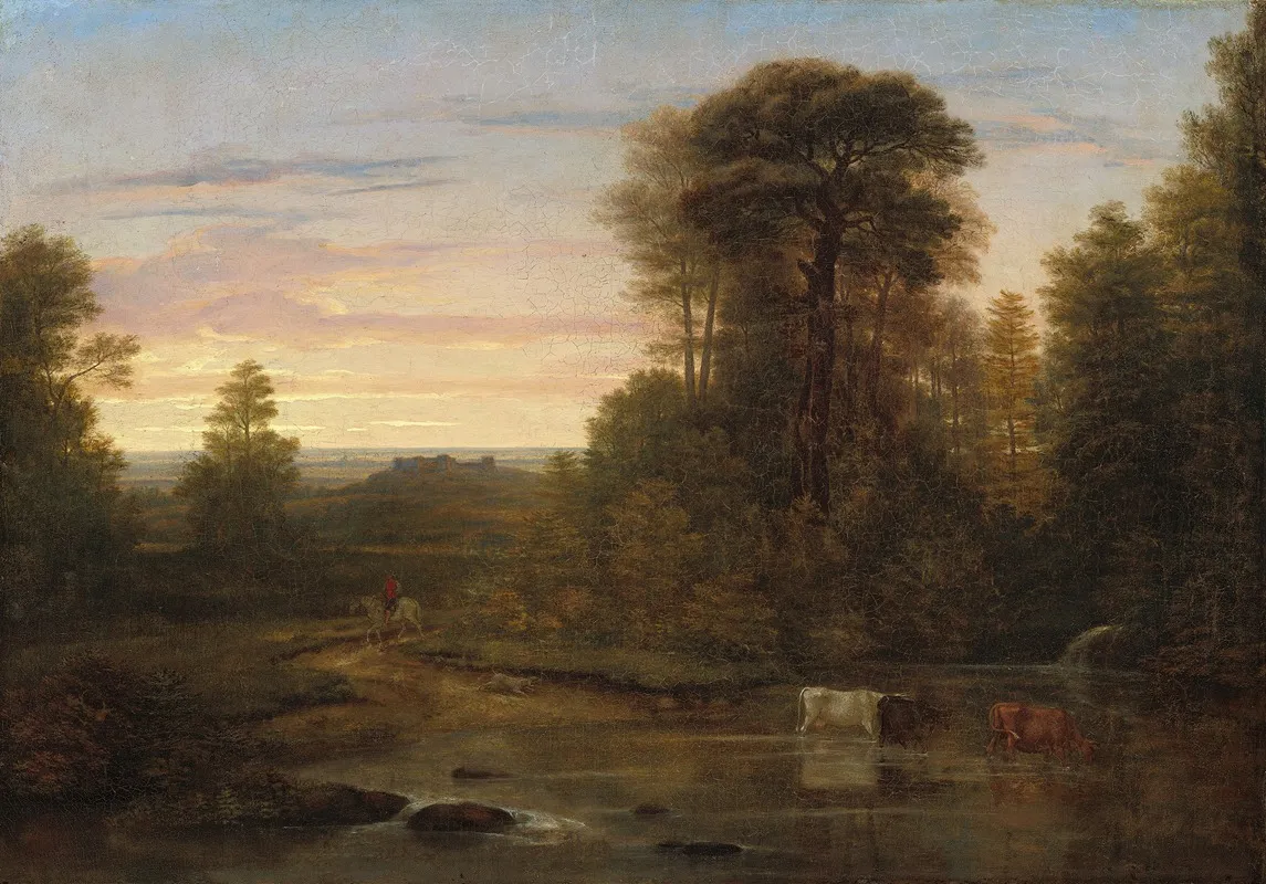 A Landscape After Sunset