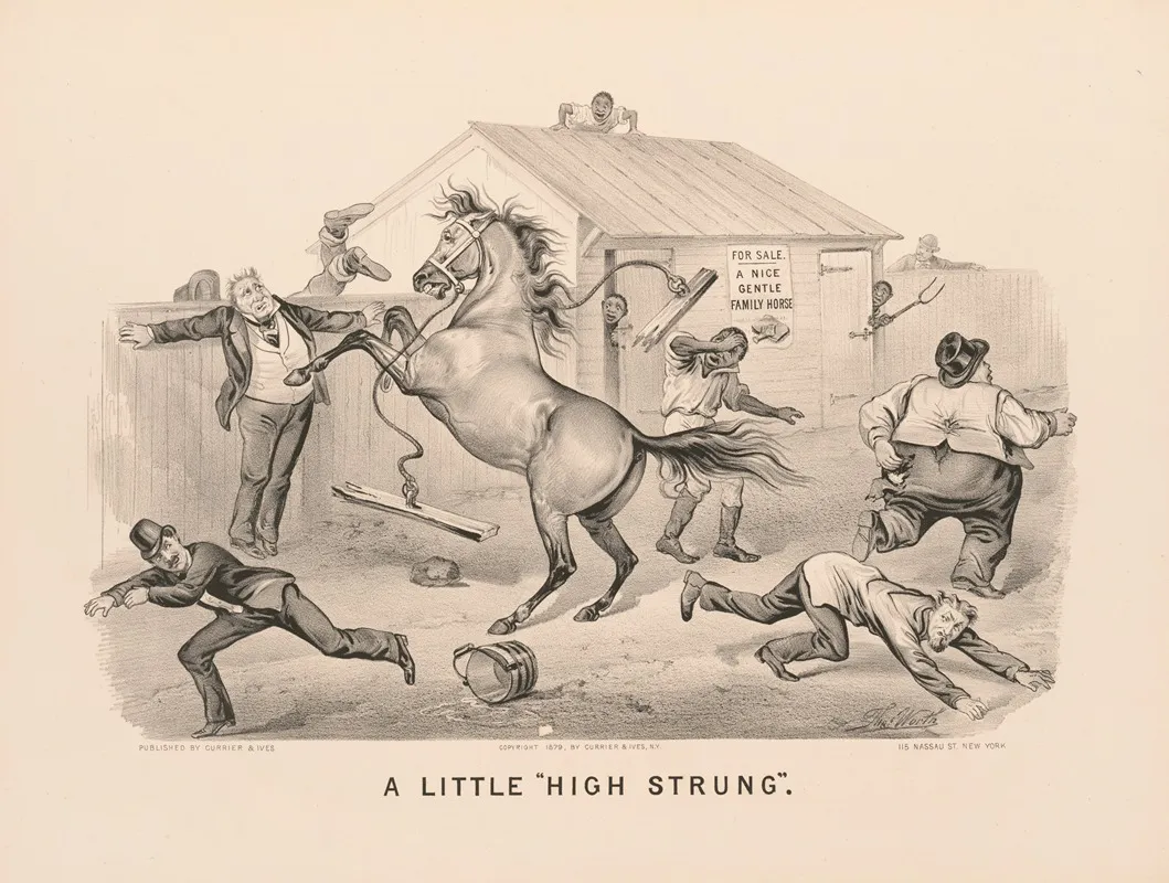 A Little High Strung Wall Art by Thomas Worth - High-Resolution Digital Print