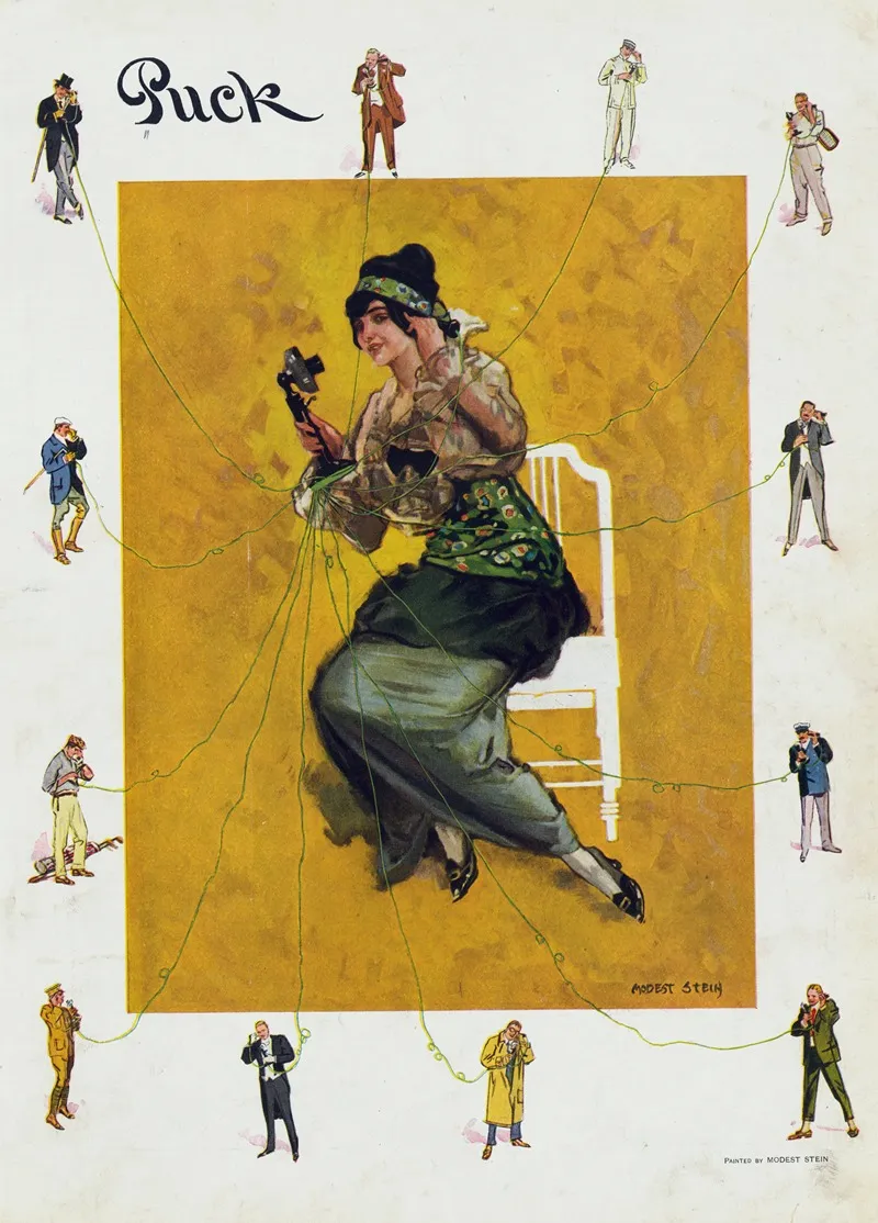 A Live Wire Wall Art by Modest Stein - High-Resolution Digital Print