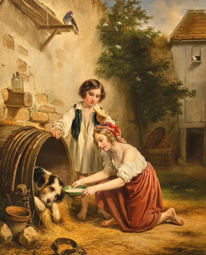 A Loyal Friend 2 Wall Art by François Grenier - High-Resolution Digital Print