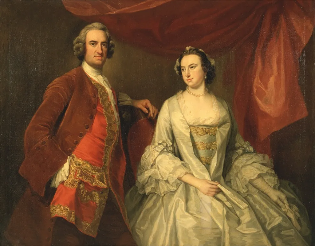 A Man And A Woman Possibly Of The Missing Family Of Little Park House Wickham Hampshire
