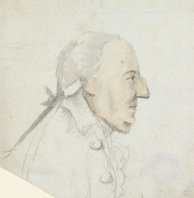 A Man Wth A Large Nose