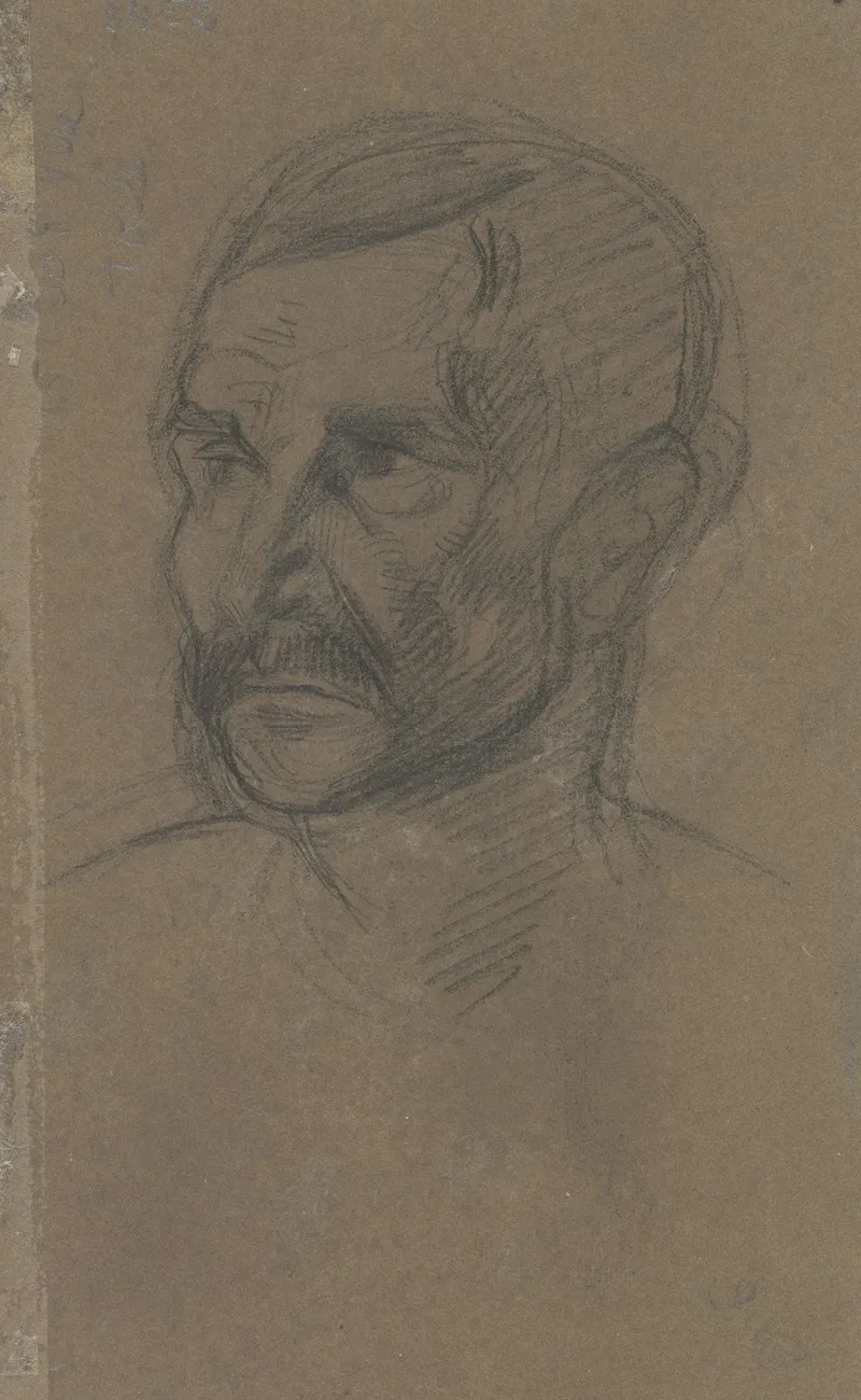 A Mans Head