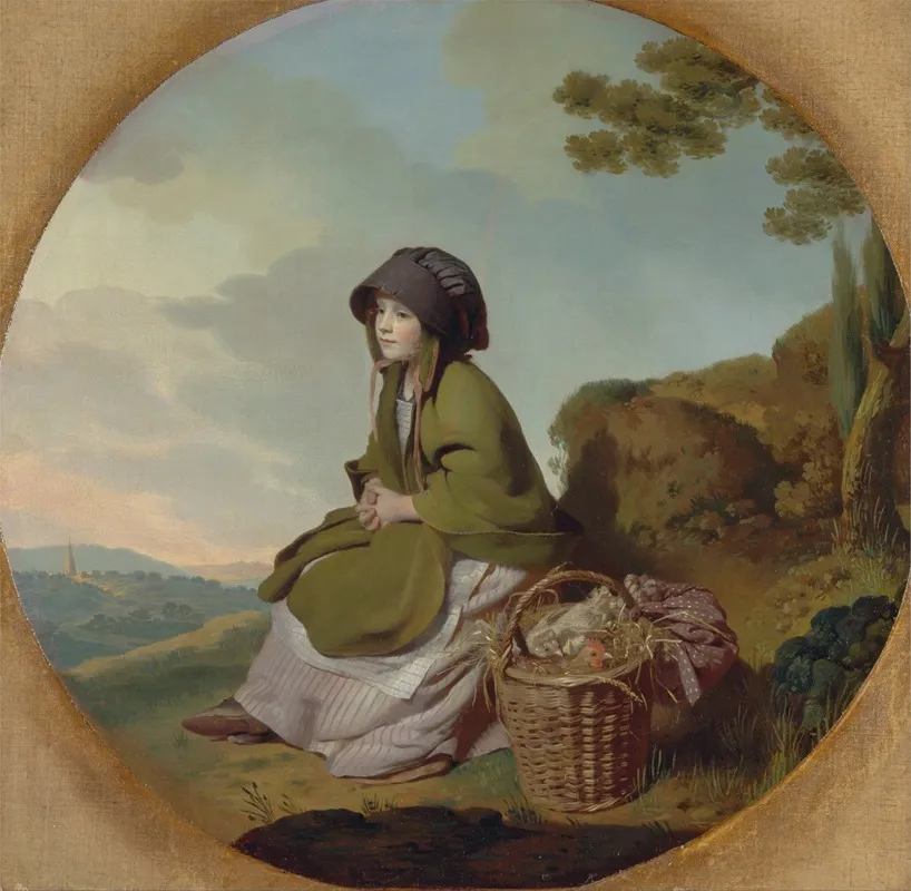 A Market Girl Wall Art by Henry Walton - High-Resolution Digital Print