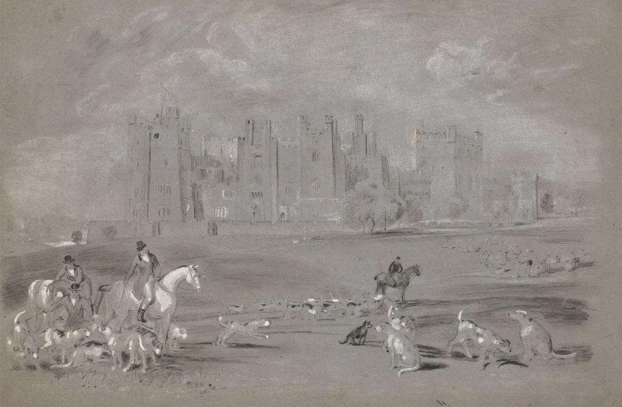 A Meet In The Grounds Of Raby Castle