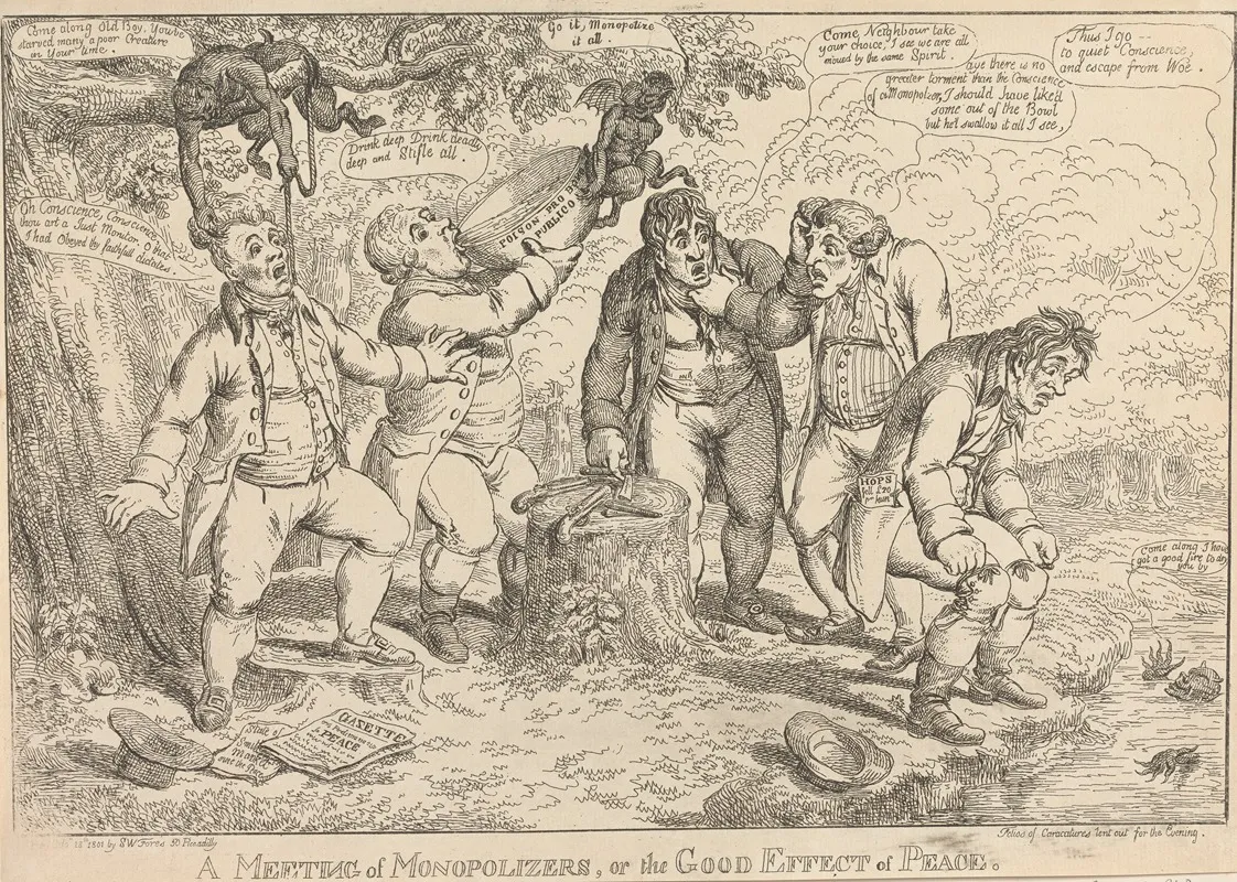 A Meeting Of Monopolizers Or The Good Effect Of Peace