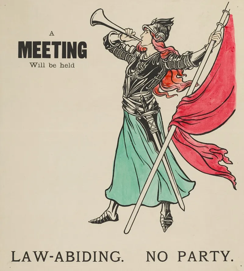 A Meeting Will Be Held Law Abiding No Party Wall Art by Caroline Watts - High-Resolution Digital Print