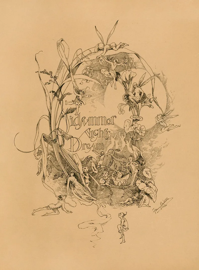 A Midsummer Nights Dream 3 Wall Art by Fanny Railton - High-Resolution Digital Print
