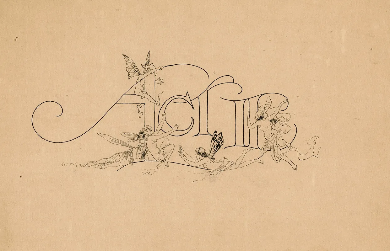 A Midsummer Nights Dream Act Ii Wall Art by Fanny Railton - High-Resolution Digital Print