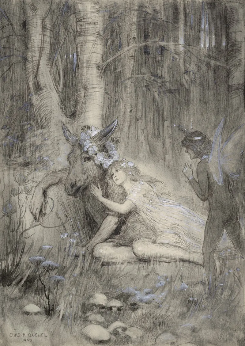A Midsummer Nights Dream Iii 2 At The Adelphi Puck My Mistress With A Monster Is In Love