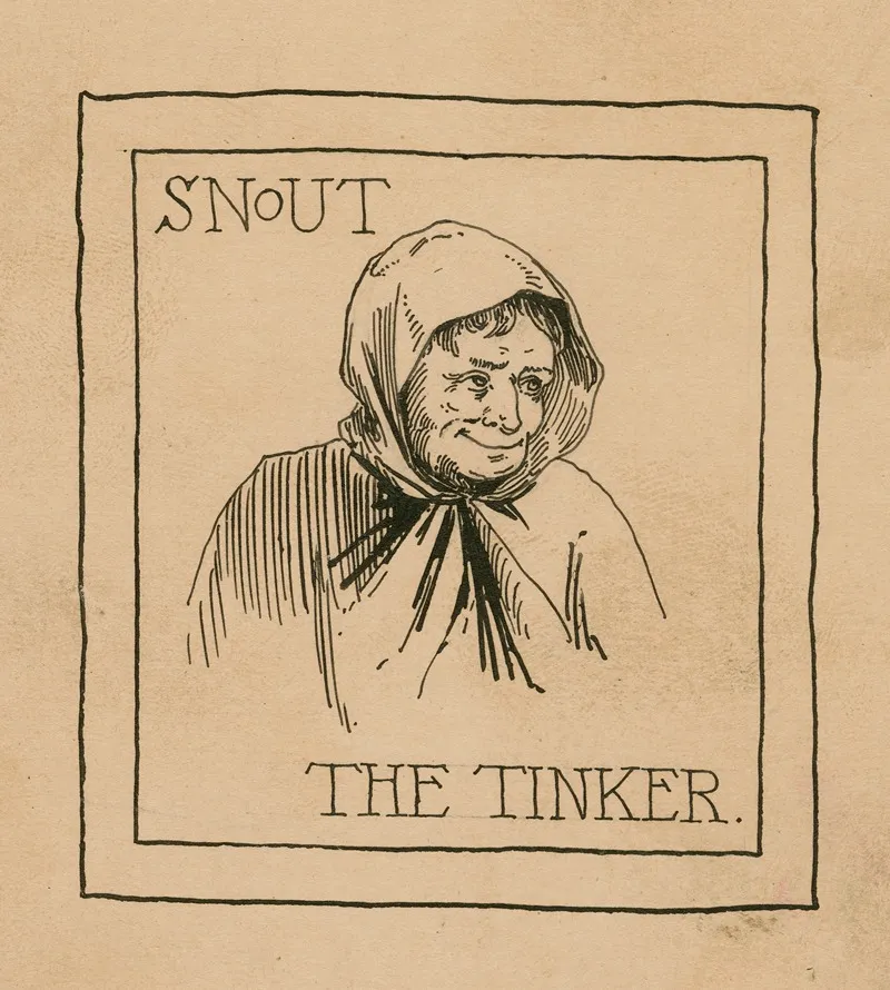 A Midsummer Nights Dream Snout The Thinker Wall Art by Fanny Railton - High-Resolution Digital Print