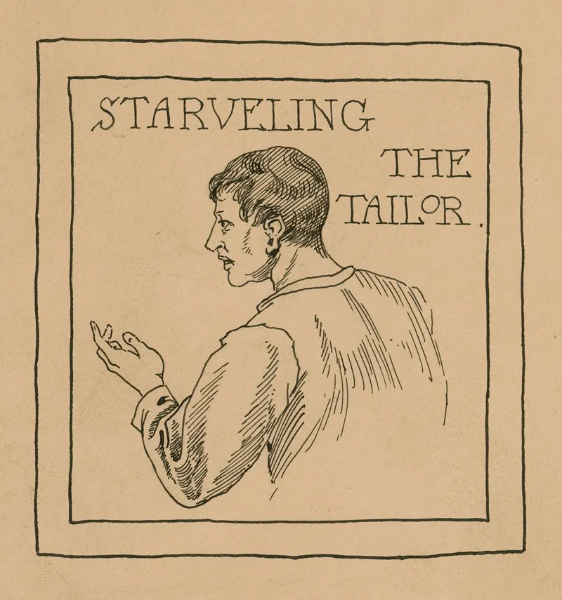 A Midsummer Nights Dream Starveling The Tailor Wall Art by Fanny Railton - High-Resolution Digital Print