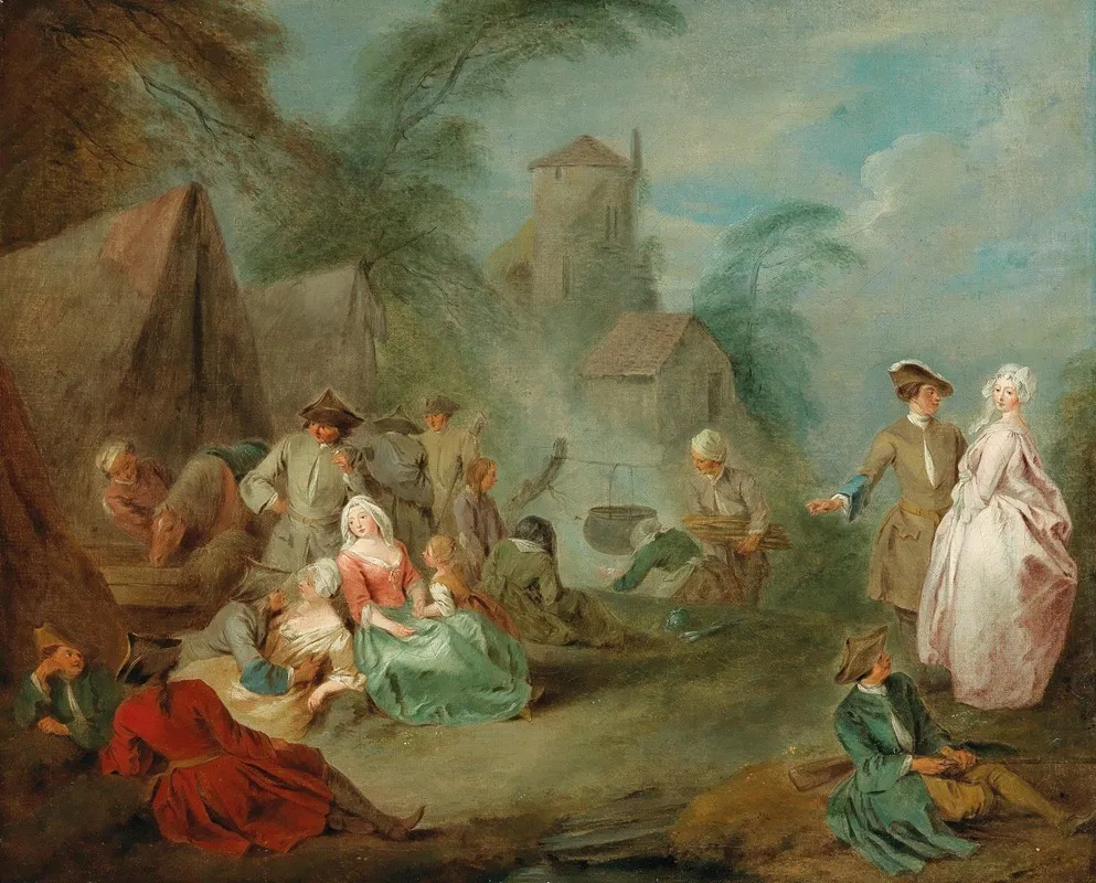 A Military Encampment