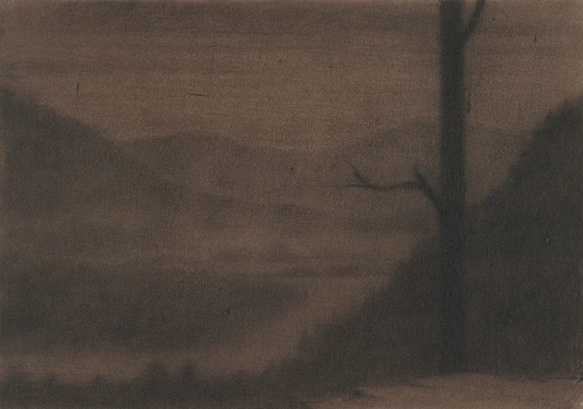 A Misty River Landscape