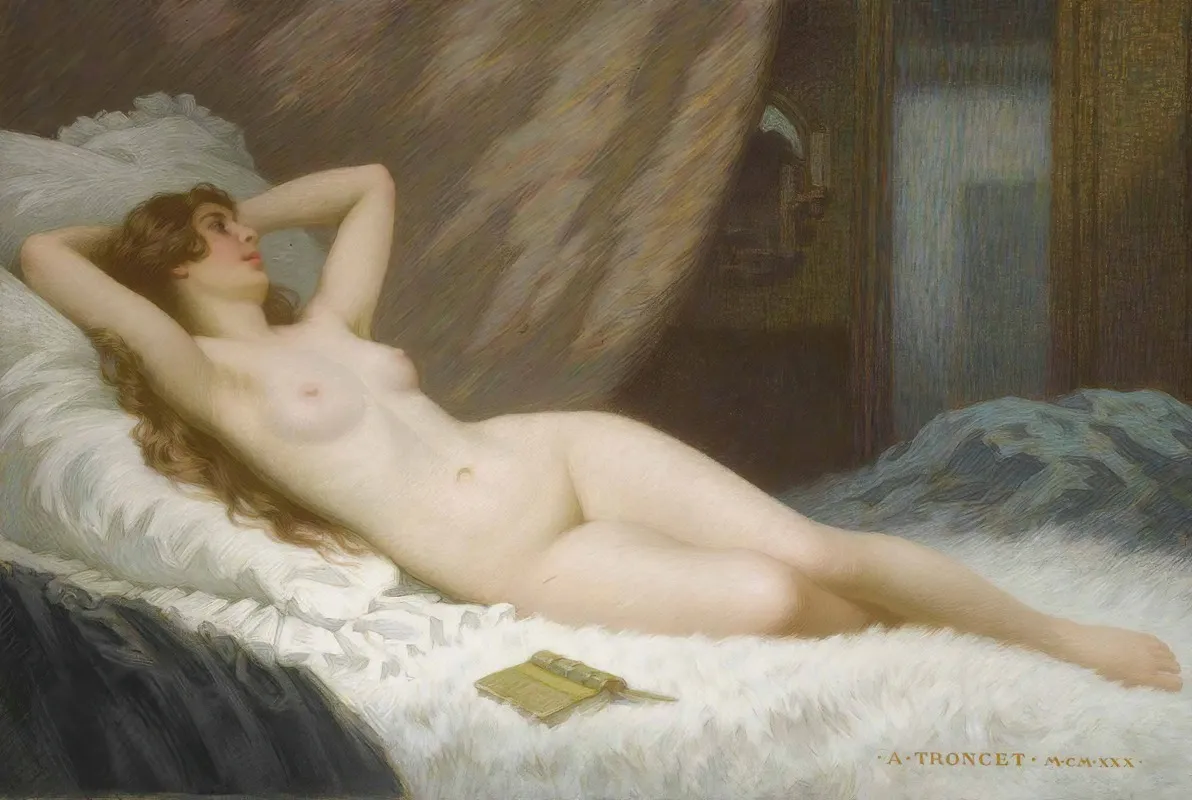 A Moment Of Repose Wall Art by Antony Troncet - High-Resolution Digital Print