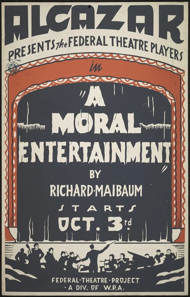 A Moral Entertainment 4 Wall Art by Anonymous - High-Resolution Digital Print