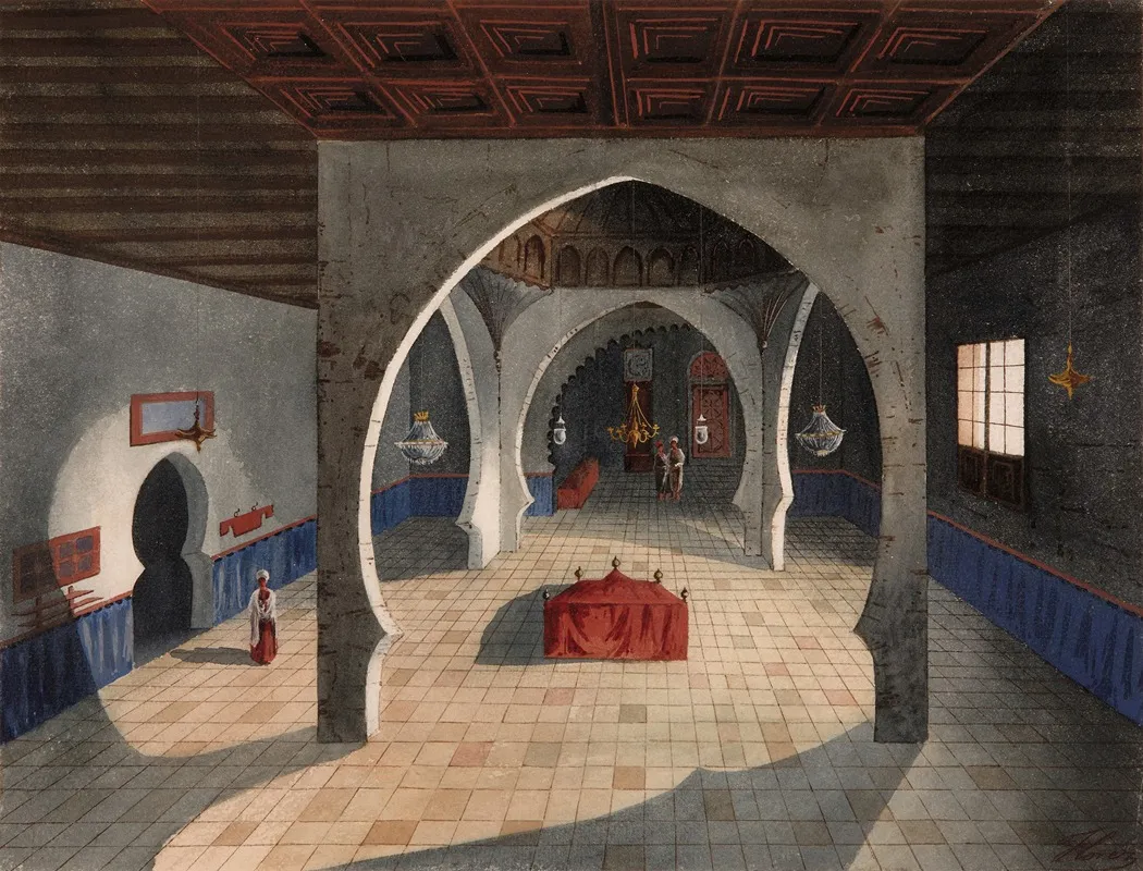 A Mosque 2 Wall Art by Eduardo Flórez Ibáñez - High-Resolution Digital Print