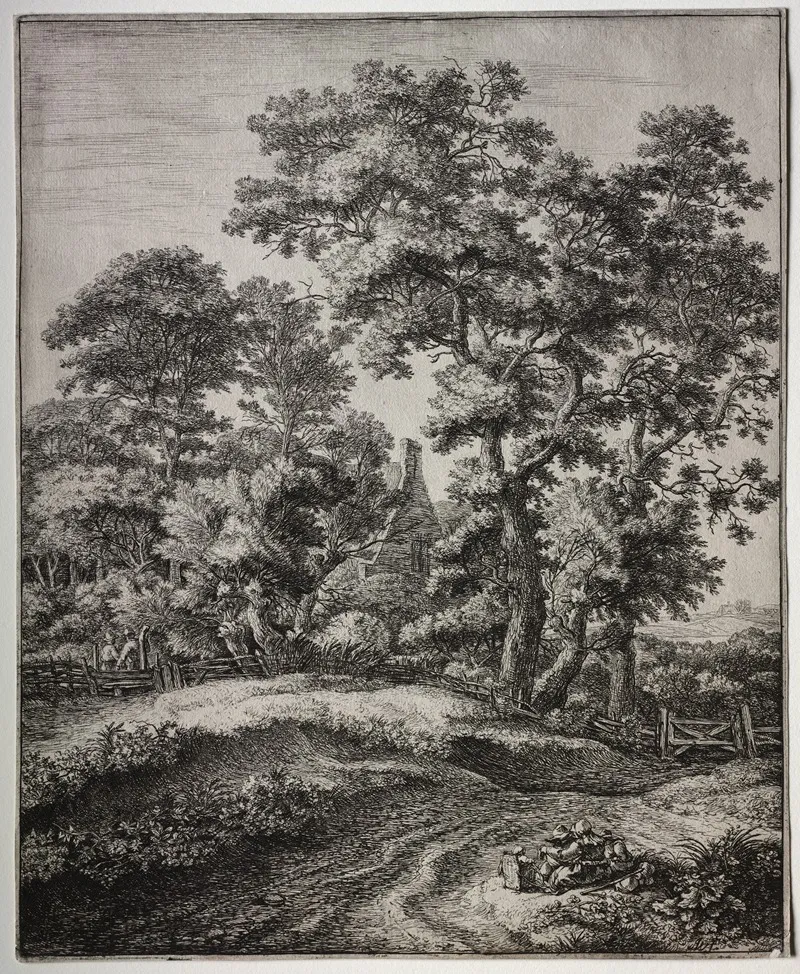 A Mother And Three Children At Rest