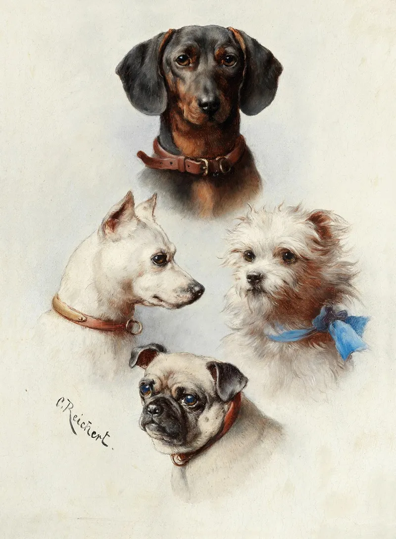 A Motley Crew Wall Art by Carl Reichert - High-Resolution Digital Print