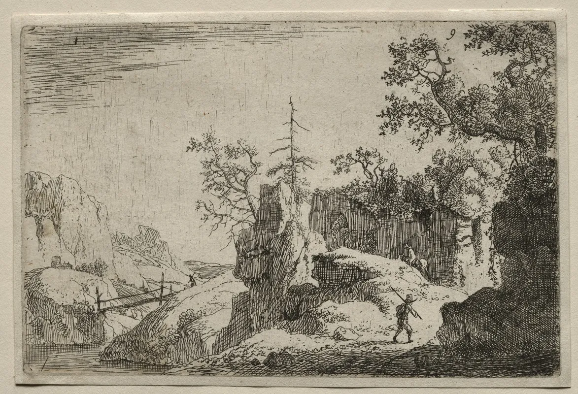 A Mountain Landscape 4 Wall Art by Jan van Aken - High-Resolution Digital Print