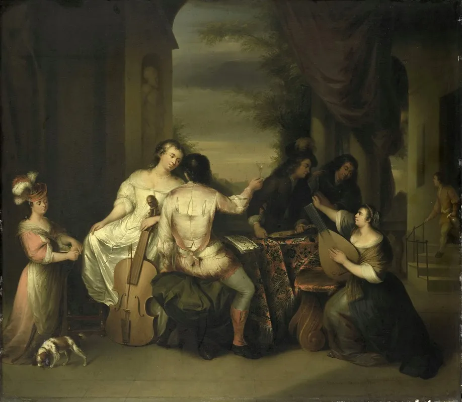 A Musical Company 4 Wall Art by Melchior Brassauw - High-Resolution Digital Print