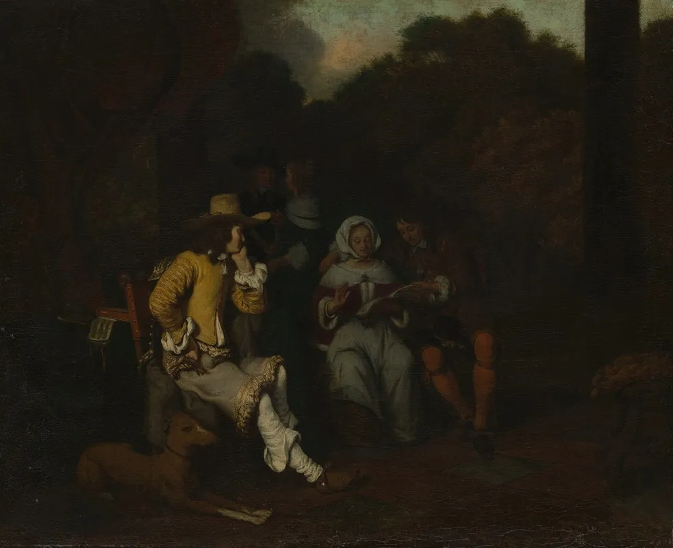 A Musical Party 3 Wall Art by Gerbrand van den Eeckhout - High-Resolution Digital Print