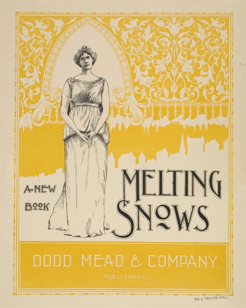 A New Book Melting Snows Wall Art by Anonymous - High-Resolution Digital Print