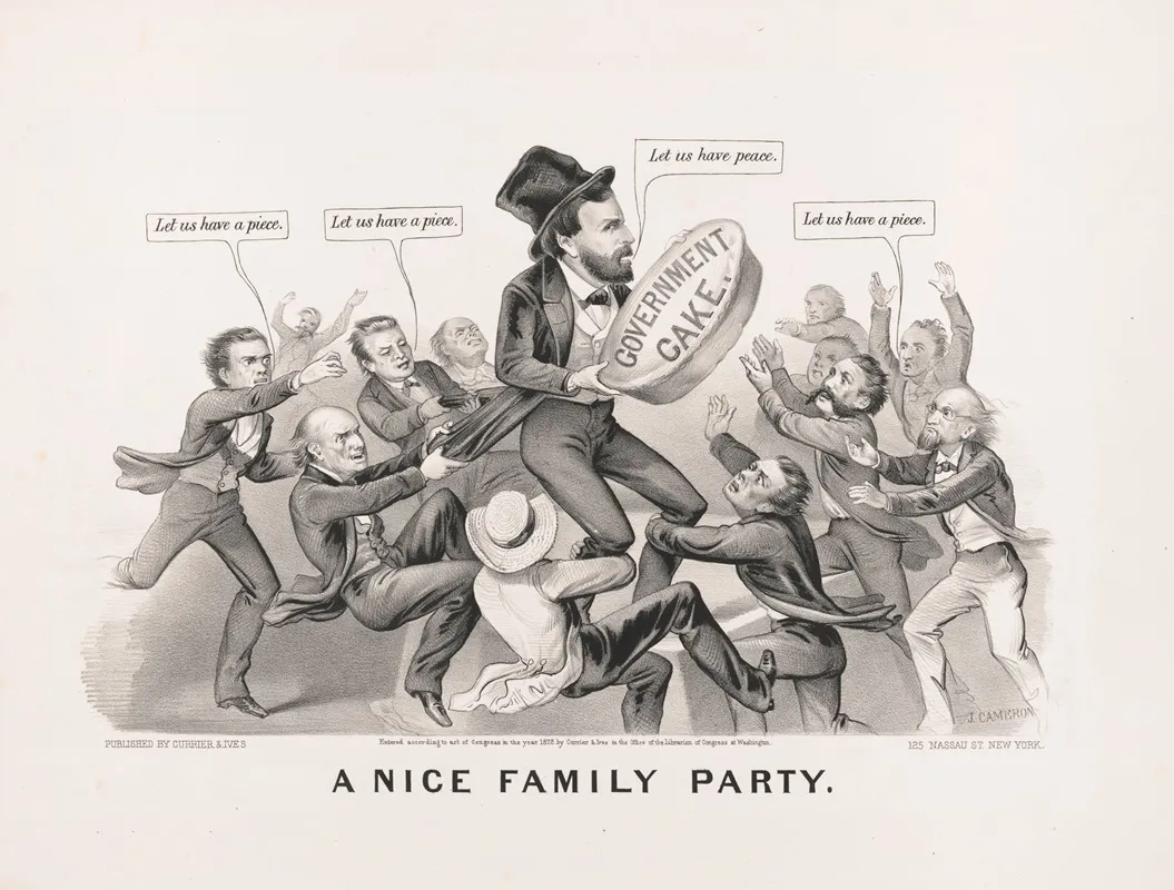 A Nice Family Party Wall Art by John Cameron - High-Resolution Digital Print
