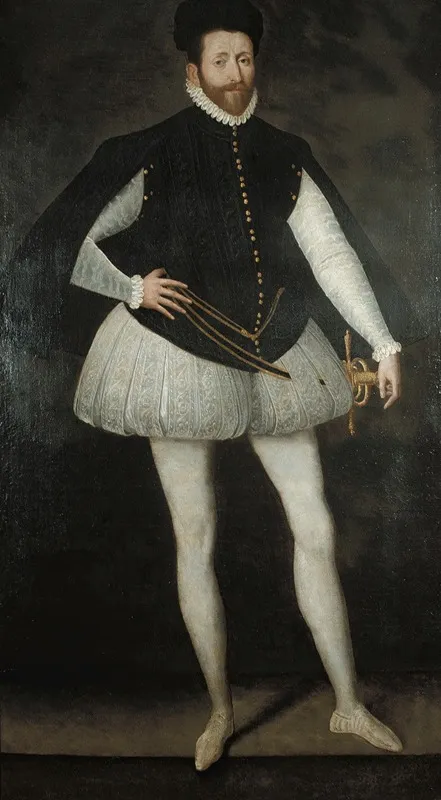 A Nobleman Of The Valois Court Wall Art by Follower of François Clouet - High-Resolution Digital Print