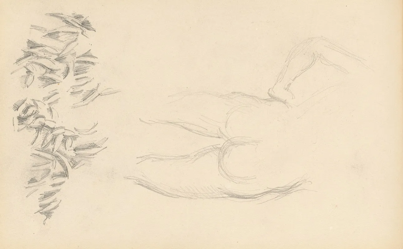 A Nude And Foliage