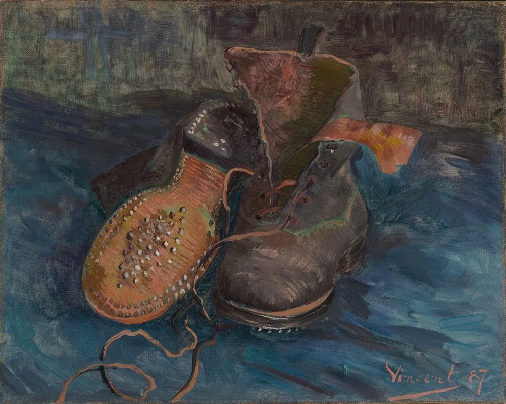 A Pair Of Boots Wall Art by Vincent van Gogh - High-Resolution Digital Print