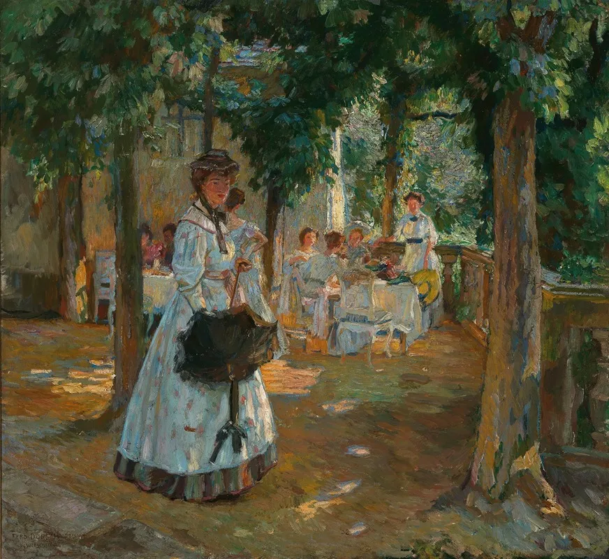 A Party In The Park Wall Art by Ferdinand Dorsch - High-Resolution Digital Print