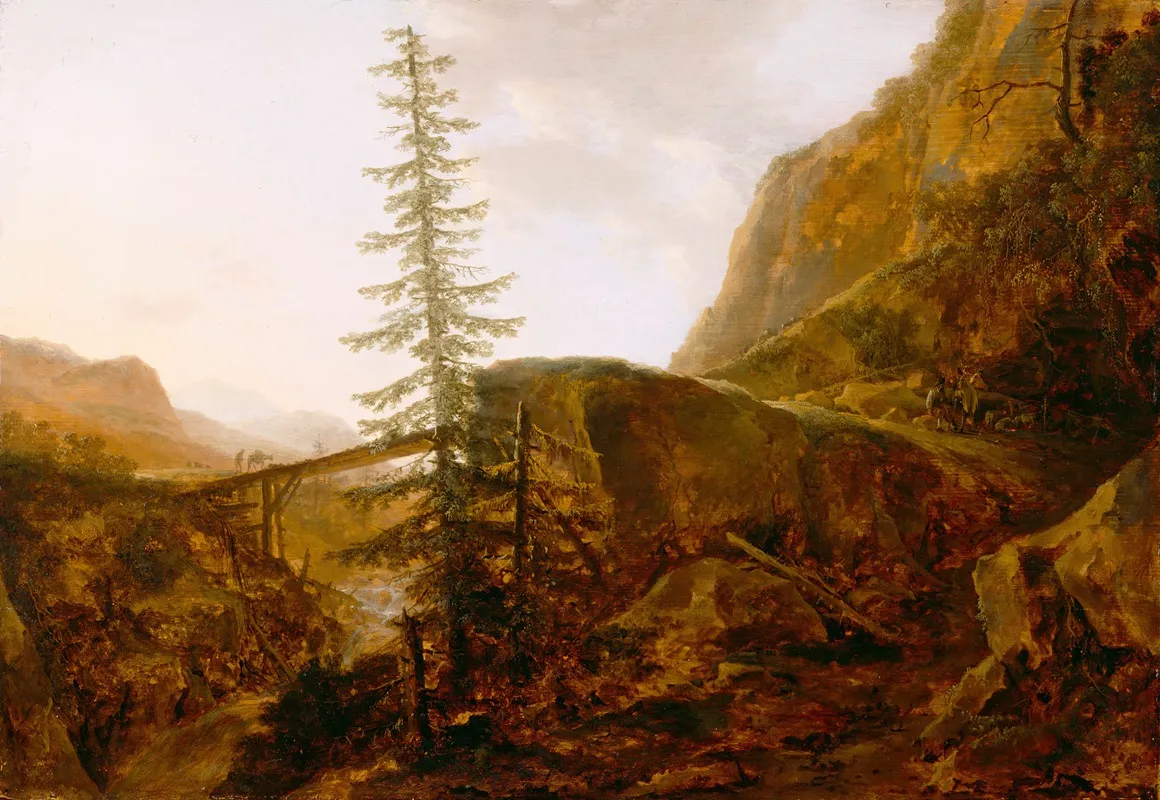 A Pass In The Apennines Wall Art by Jan Wils - High-Resolution Digital Print