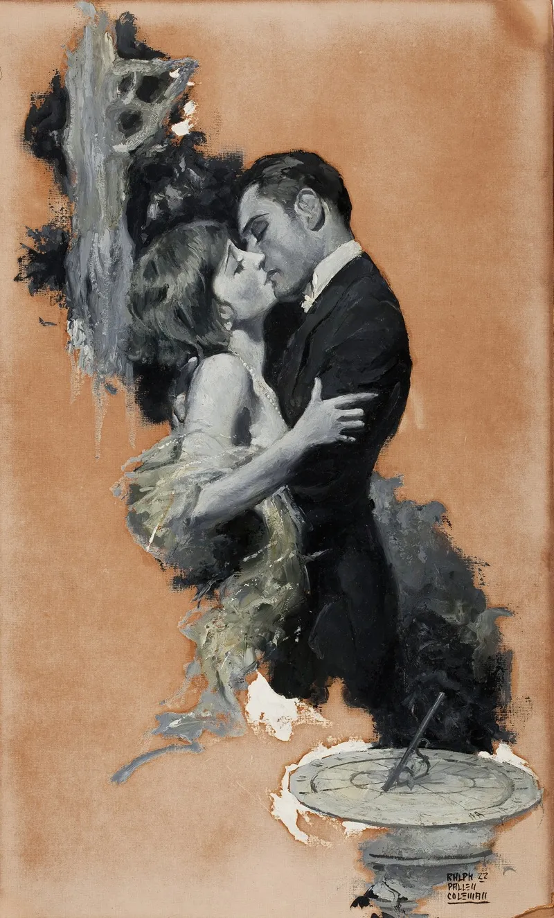 A Passionate Kiss Wall Art by Ralph Pallen Coleman - High-Resolution Digital Print