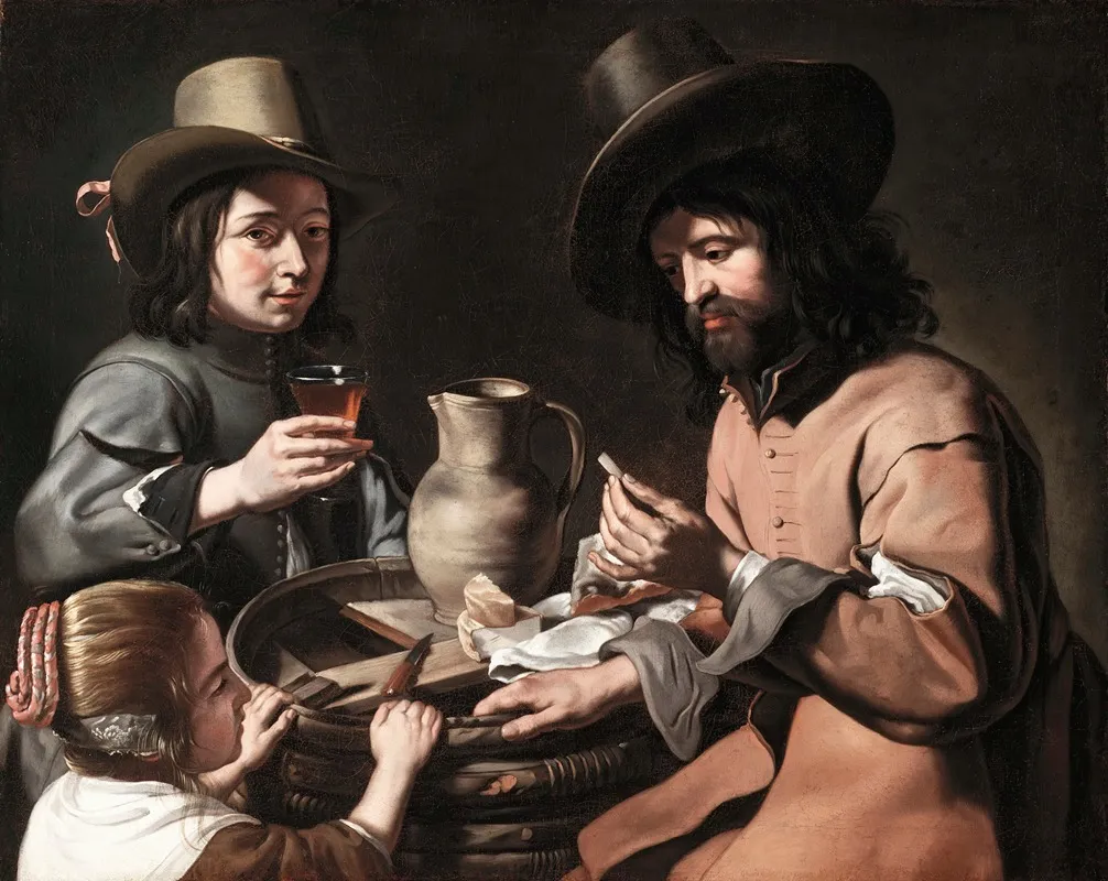 A Peasant Family Wall Art by Master of the Games - High-Resolution Digital Print